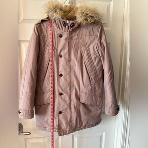 J. Crew Light Purple Quilted Parka Size S